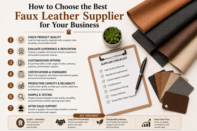 How to Choose the Best Faux Leather Supplier